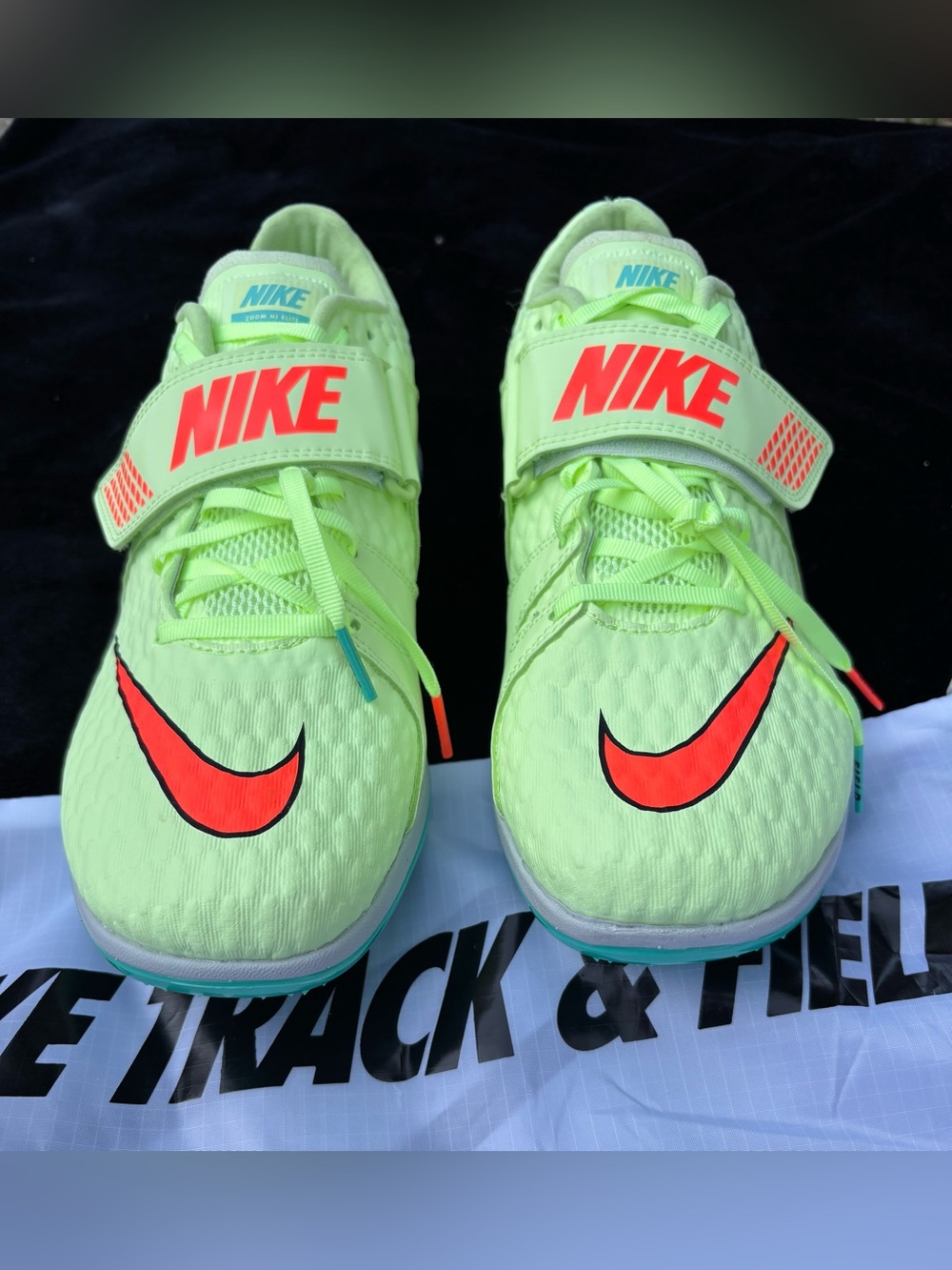Nike Zoom High Jump Elite 806561-700 Barely Volt Track Spikes Men’s 11 Rare